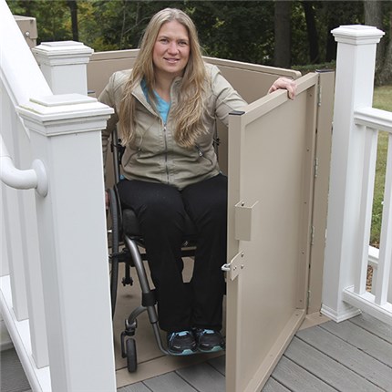 Glendale-AZ vertical platform mobile home wheelchair vpl porch lift