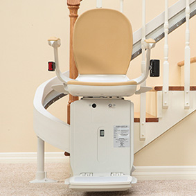 Riverside exterior stairchair & outside bruno curved outdoor stairlift