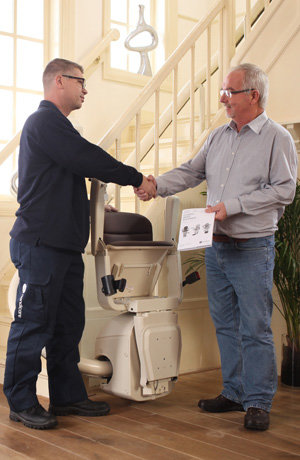 stairlift service installation chair stair lift los angeles stairchair stairway staircase glide in LA 